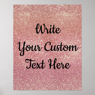 Póster Fiesta de Aniversario Prop Foto Cumpleaños Rosa Do