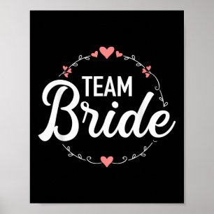 Póster Fiesta de Bachelorette de Team Bride