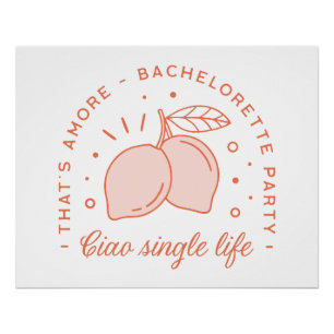 Póster Fiesta de bachillerato Estética de la fruta de ver