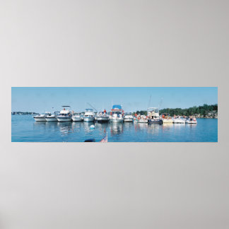 Póster Fiesta de barcos