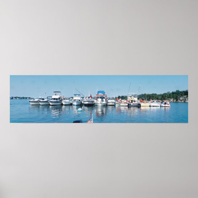 Póster Fiesta de barcos (Frente)