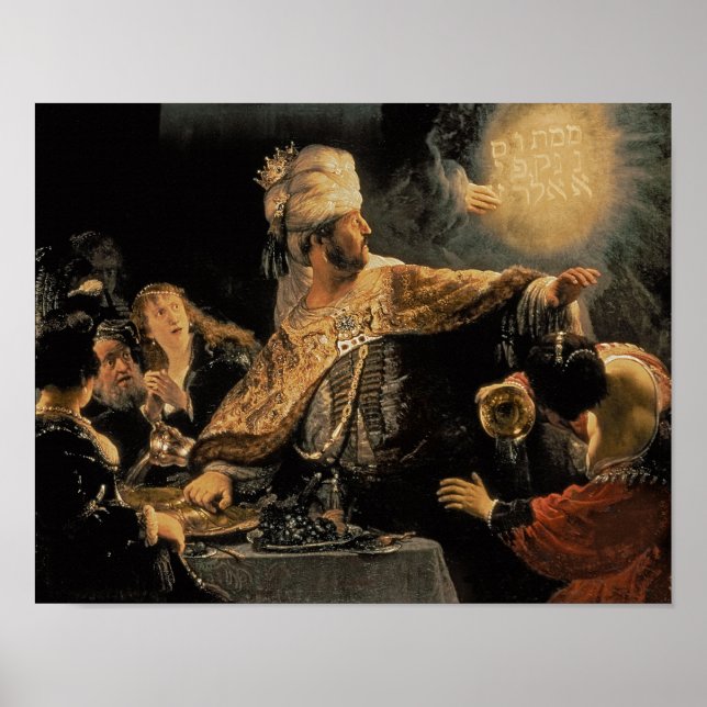 Póster Fiesta de Belshazzar c.1636-38 (Frente)