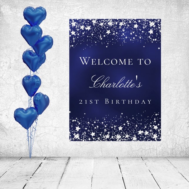 Póster Fiesta de bienvenida para las estrellas azules de  (Subido por el creador)