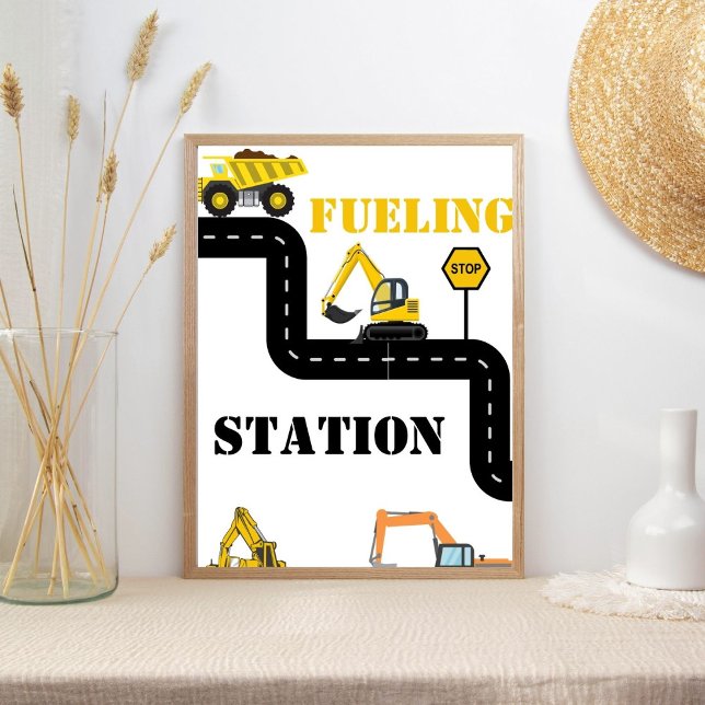 Póster Fiesta de camión de volcado de construcción de la  (Subido por el creador)