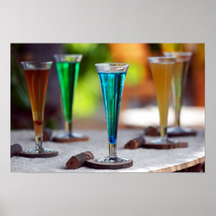 Póster Fiesta de cócteles