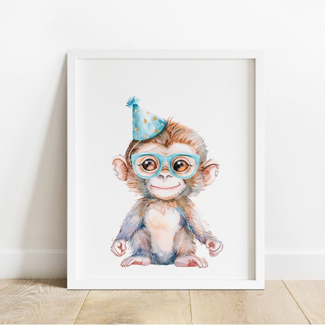 Póster Fiesta de cumpleaños de animales salvajes de Safar (Subido por el creador)