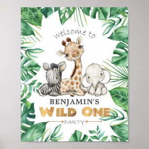 Póster Fiesta de cumpleaños  de bienvenida Poster