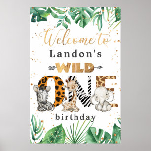 Póster Fiesta de cumpleaños  de bienvenida Poster