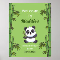 Fiesta de cumpleaños de Cute Panda Kiddie