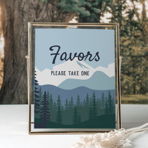 Póster Fiesta de cumpleaños de escalada rock favorece el