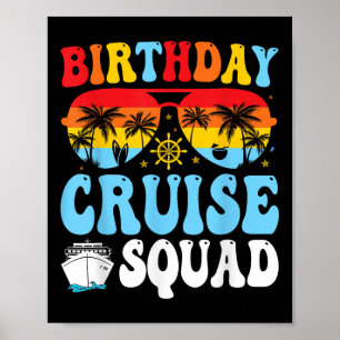 Póster Fiesta de cumpleaños de la brigada de cruceros Bir
