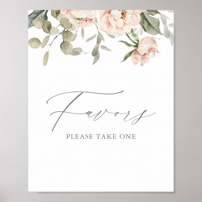 Póster Fiesta de cumpleaños de mariposa floral rosa favor (Frente)