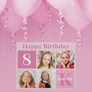 Póster Fiesta de cumpleaños del Personalizado Collage de