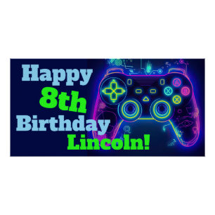 Póster Fiesta de cumpleaños feliz de la galería de videoj