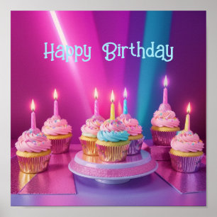 Póster Fiesta de Cumpleaños - Poster