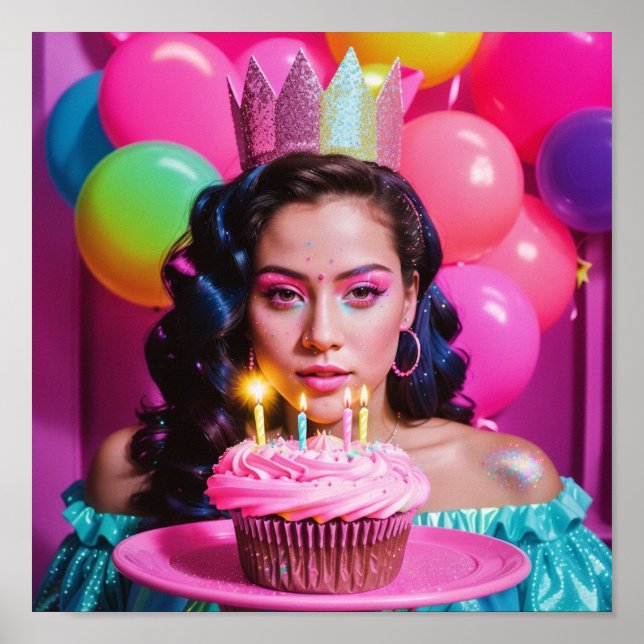 Póster Fiesta de Cumpleaños - Poster (Frente)