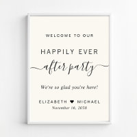 Fiesta de Después de la Boda Marfil Felices para S