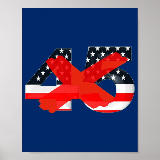 Póster Fiesta de destitución de Trump (Frente)