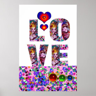 PÓSTER FIESTA DE DISFRAZ VENECIANO AMOR DE SAN VALENTÍN