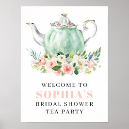 Póster Fiesta de ducha de novia Poster de bienvenida