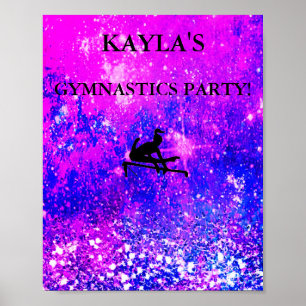PÓSTER FIESTA DE GIMNASTICA PERSONALIZADA