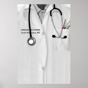 Póster Fiesta de Grado de Escuela de Medicina