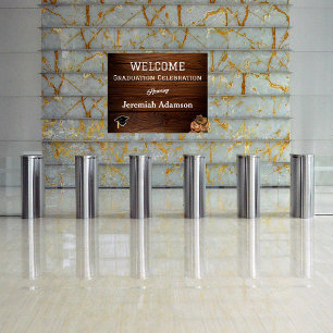 Póster Fiesta de Graduación Bienvenida Sombrero Occidenta