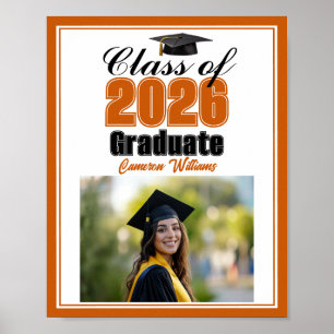 Póster Fiesta de Graduación de la Clase de Naranja 2026 F