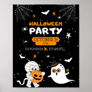 Póster Fiesta de Halloween