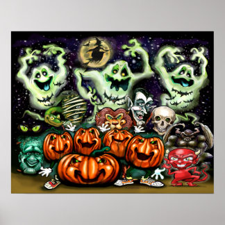 Póster Fiesta de Halloween