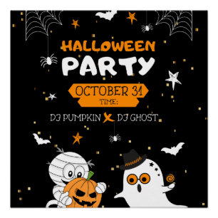 Póster Fiesta de Halloween
