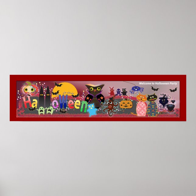 Póster Fiesta de Halloween (Frente)