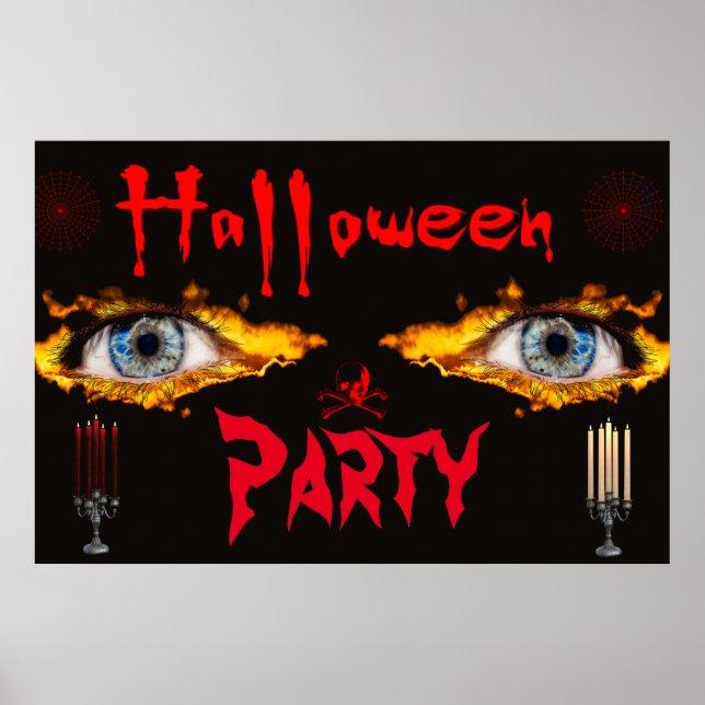 Póster Fiesta de Halloween (Frente)
