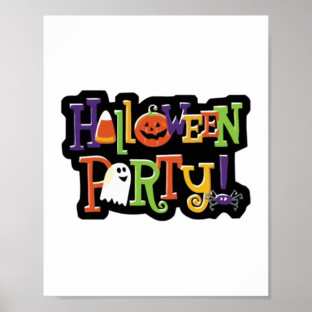 Póster Fiesta de Halloween (Frente)