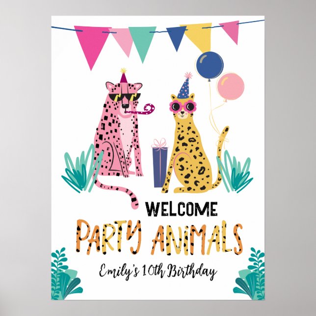Póster Fiesta de Hombres Animales Poster de fiesta de cum (Frente)
