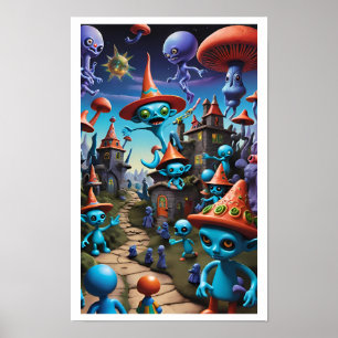 Póster Fiesta de la ciudad de Groll abajo