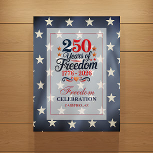 Póster Fiesta de la Libertad del 250 Aniversario