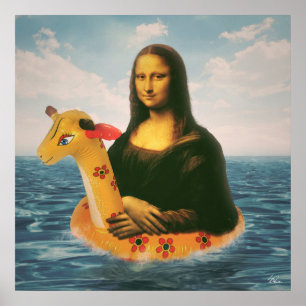 Póster Fiesta de la Mona Lisa