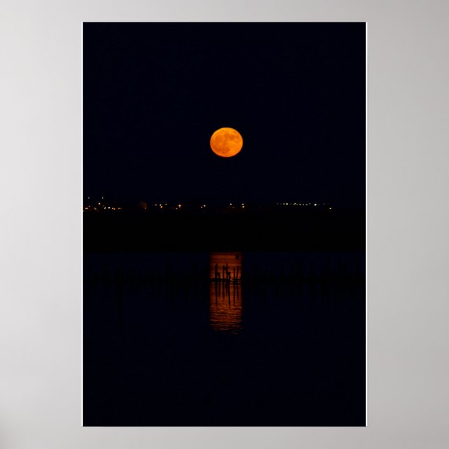 Póster Fiesta de luna llena (Frente)