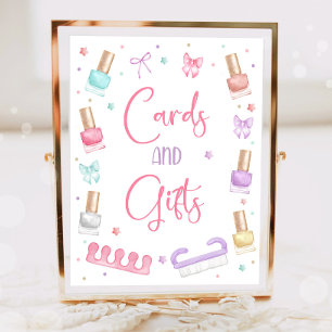 Póster Fiesta de Manicura y Pedicura Tarjetas y Regalos