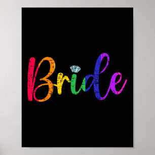 Póster Fiesta de matrimonio lgbt para lesbianas gay Tee B