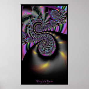 Póster Fiesta de medianoche