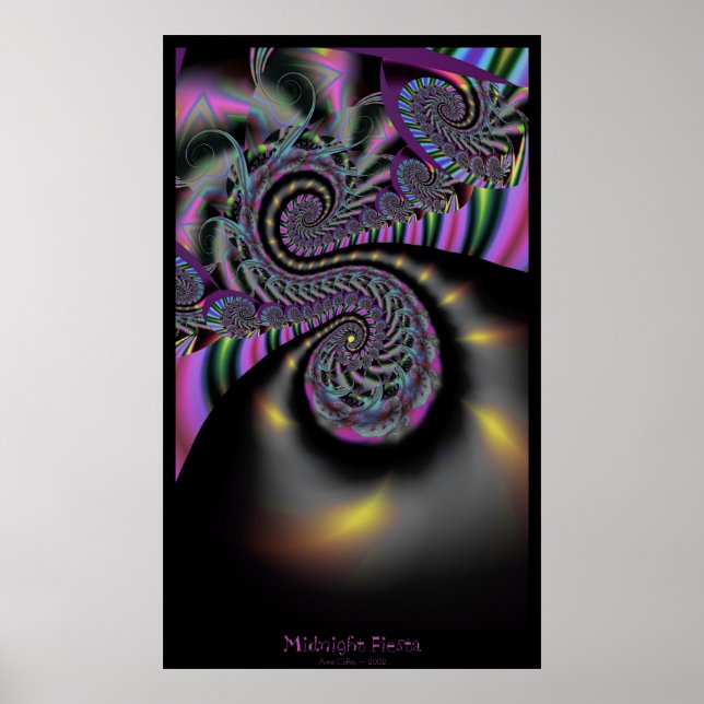 Póster Fiesta de medianoche (Frente)