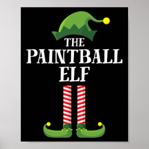 Póster Fiesta de Navidades de grupo familiar de comparaci