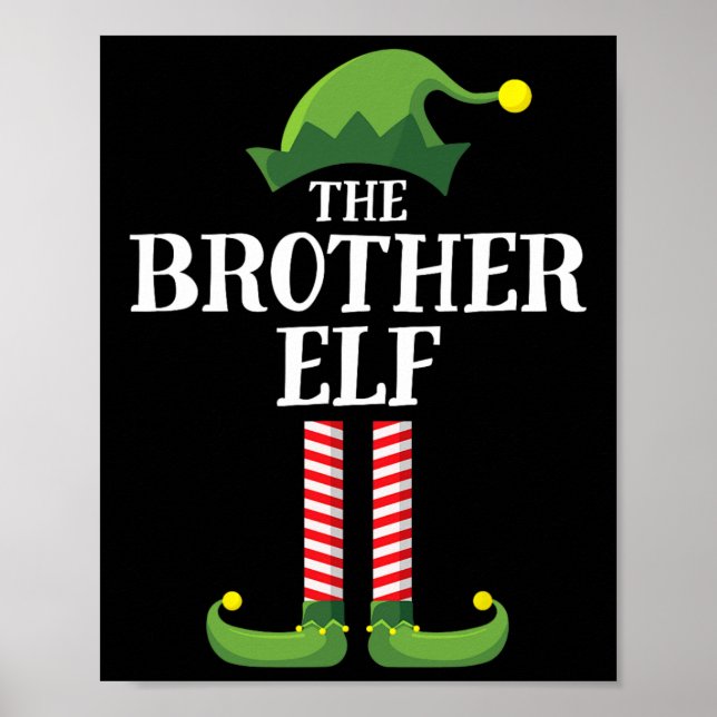 Póster Fiesta de Navidades del grupo de familia Brother E (Frente)