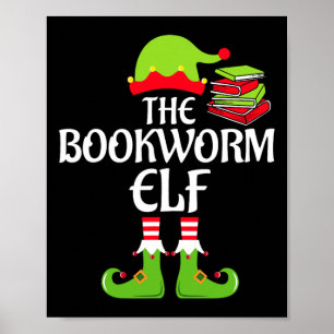 Póster Fiesta de Navidades del grupo familiar Bookworm El