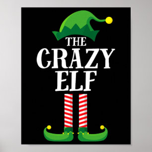 Póster Fiesta de Navidades del grupo familiar Crazy Elf M
