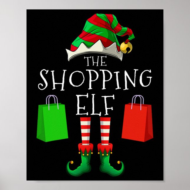 Póster Fiesta de Navidades del grupo familiar Elf Mateo (Frente)