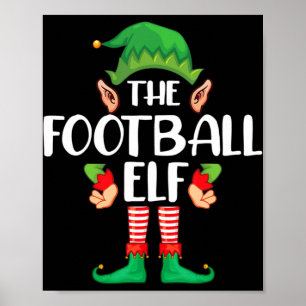 Póster Fiesta de Navidades del grupo familiar Football El