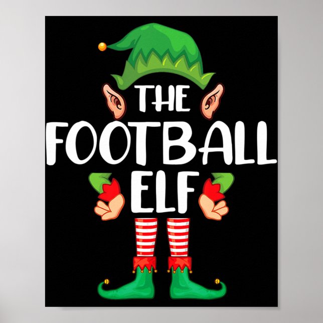 Póster Fiesta de Navidades del grupo familiar Football El (Frente)
